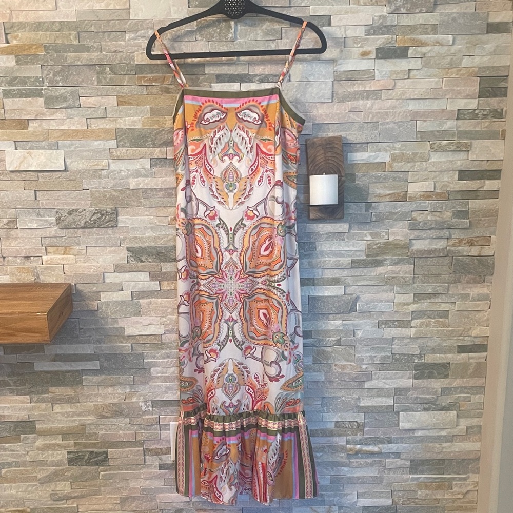 Colorful Patterned Maxi Dress